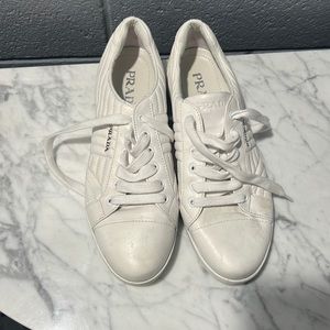 White Prada Sneakers